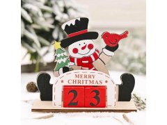 Kalendář na odpočet dnů do Vánoc - sněhulák 13
