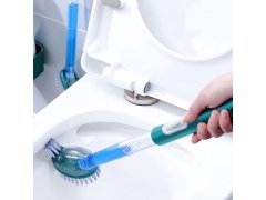 Kartáč na wc s&nbsp;dávkovačem čistících prostředků s&nbsp;držákem 10