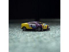 Kaskadérské skákací autíčko - žluto fialové 3