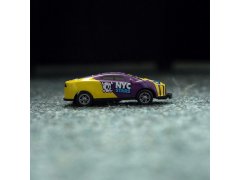 Kaskadérské skákací autíčko - žluto fialové 6