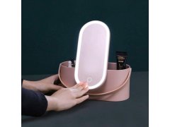 Kosmetický kufřík s LED zrcátkem