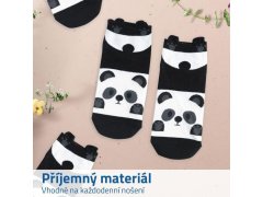 Kotníkové ponožky - panda 3