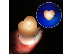 Kouzelná svíčka - srdce 1