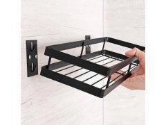 Kovová nástěnná sundavací police 35 cm 2