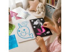 Kreativní sešit třpytivé omalovánky - princezna 7