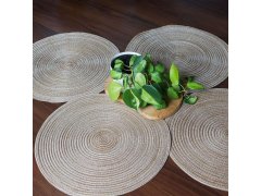 Kulaté prostírání na stůl - béžové 7