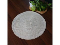 Kulaté prostírání na stůl - béžové 8