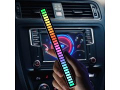 LED světelný panel reagující na zvuk - bílý 11