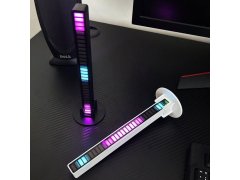 LED světelný panel reagující na zvuk - bílý 7