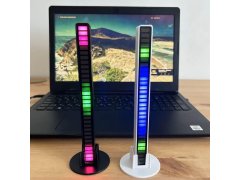 LED světelný panel reagující na zvuk - bílý 8