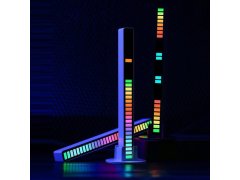 LED světelný panel reagující na zvuk - černý 13