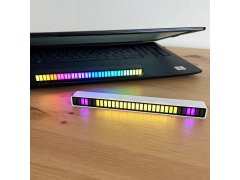 LED světelný panel reagující na zvuk - černý 2