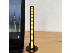 LED světelný panel reagující na zvuk - černý 6