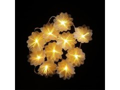 LED světelný řetěz - květy 15