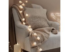 LED světelný řetěz na baterie s růžičkami - 20 květů 13