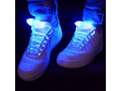 LED svítící tkaničky - modré 1