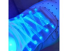 LED svítící tkaničky - modré 5