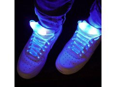 LED svítící tkaničky - modré 7