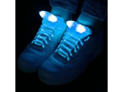 LED svítící tkaničky - modré 8