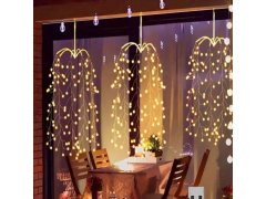 LED závěsná světýlka s&nbsp;vrbovými větvičkami a&nbsp;USB napájením