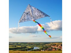 Létající drak k&nbsp;vybarvení - motýlci 4