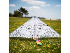 Létající drak k&nbsp;vybarvení - motýlci 7