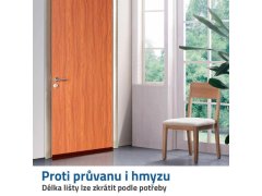 Lišta ke dveřím - hnědá 13