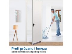 Lišta ke dveřím - hnědá 14