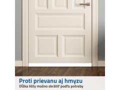 Lišta ke dveřím - hnědá 16