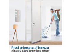 Lišta ke dveřím - hnědá 17