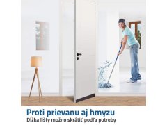 Lišta ke dveřím - hnědá 19