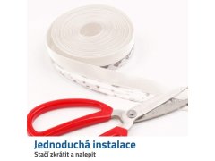 Lišta ke dveřím - hnědá 24