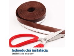 Lišta ke dveřím - hnědá 29