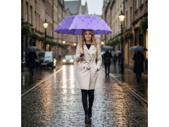 Magický deštník skládací - fialový 4