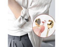 Magnetická spona na zkrácení nohavic s&nbsp;řetízkem - stříbrná 9