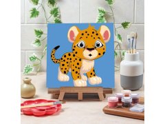 Malování podle čísel pro děti - leopard 7