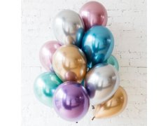 Metalické balónky 50 ks 6