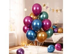 Metalické balónky 50 ks 9