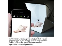 Mini fotobox s LED osvětlením 3