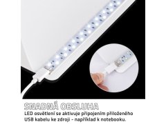 Mini fotobox s LED osvětlením 5