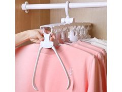 Multifunkční úsporný věšák do skříně s&nbsp;8 ramínky 10