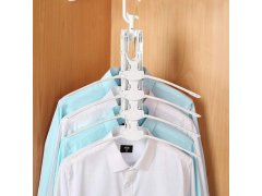 Multifunkční úsporný věšák do skříně s&nbsp;8 ramínky 3