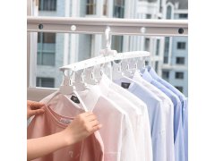 Multifunkční úsporný věšák do skříně s&nbsp;8 ramínky 6