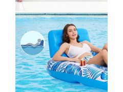 Nafukovací křeslo do vody s&nbsp;držáky na nápoje 3