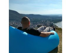 Nafukovací vak Lazy bag dvouvrstvý - zelený 12