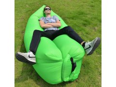 Nafukovací vak Lazy bag dvouvrstvý - zelený 17