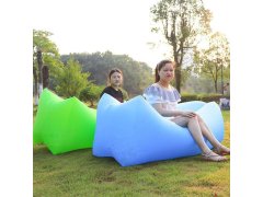 Nafukovací vak Lazy bag dvouvrstvý - zelený 9
