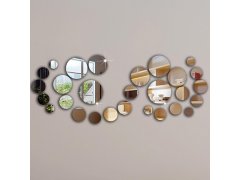 Nálepky na zeď/zrcadlo - kolečka 32 ks 7