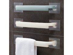 Nalepovací držák na ručníky - bílý 6