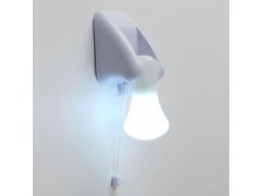Nástěnná LED lampička k&nbsp;posteli se šňůrkovým vypínačem 10